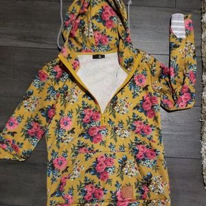 Mindy Mae yellow hoodie. NWOT.  Size small